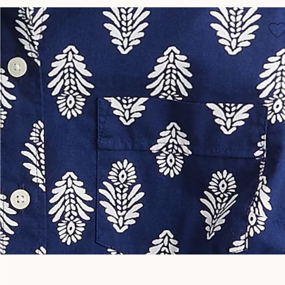 J Crew Factory Button Up Poplin Shirt in Signature Fit, size small - Picture 4 of 12